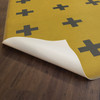 Pattern 24 Crete - vinyl floor cloth underside 