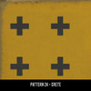 Pattern 24 Crete - vinyl floor cloth swatch sample