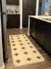 Pura Vida customer use of Ithaca vinyl floor cloth, 30x75