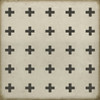 Pattern 24 Ithaca - vinyl floor cloth sizes 36x36, 48x48