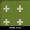 Pattern 24 Corsica - vinyl floor cloth swatch sample