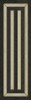 Pattern 30 Zhou - vinyl floor cloth sizes 24x77, 30x96, 26x83 and 36x115 
