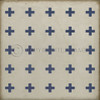 Pattern 24 Skyros - vinyl floor cloth sizes 36x36, 48x48