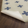 Pattern 24 Skyros - vinyl floor cloth underside 