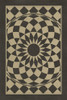 Pattern 1 We're All Mad Here vinyl floor cloth (lightly distressed)