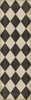 Williamsburg Diamonds Edward - vinyl floor cloth size 36x115