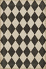 Williamsburg Diamonds Edward - vinyl floor cloth sizes 20x30, 24x36, 38x56, 52x76, 70x102