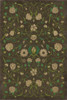 Williamsburg Floral Emma - vinyl floor cloth Image for all rectangle sizes