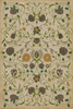 Williamsburg Floral Martha - vinyl floor cloth Image for all rectangle sizes