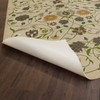 Williamsburg Floral Martha - vinyl floor cloth underside