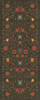 Williamsburg Floral Susannah - vinyl floor cloth 36x90
