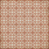 Williamsburg Laramie Lattice Hester Bateman - vinyl floor cloth sizes 60x60, 72x72