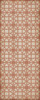 Williamsburg Laramie Lattice Hester Bateman - vinyl floor cloth size 36x90