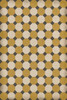 Williamsburg Octagons Jefferson - vinyl floor cloth sizes 20x30, 24x36, 38x56, 52x76, 70x102