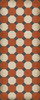 Williamsburg Octagons Lee - vinyl floor cloth size 36x90