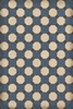 Williamsburg Octagons Washington - vinyl floor cloth sizes 20x30, 24x36, 38x56, 52x76, 70x102