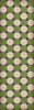Williamsburg Octagons Wythe - vinyl floor cloth size 36x115