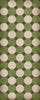 Williamsburg Octagons Wythe - vinyl floor cloth size 36x90