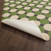 Williamsburg Octagons Wythe - vinyl floor cloth underside 
