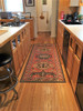 Williamsburg Traditional All Spice - vinyl floor cloth 36x90 used in a kitchen 