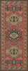 Williamsburg Traditional All Spice - vinyl floor cloth size 36x90