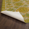 Williamsburg Traditional Cassia - vinyl floor cloth underside 