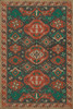Williamsburg Traditional Clove - vinyl floor cloth image for all rectangle sizes