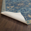 Williamsburg Traditional Indigo - vinyl floor cloth underside 
