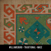Williamsburg Traditional Mace - vinyl floor cloth swatch sample