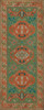 Williamsburg Traditional Mace - vinyl floor cloth size 36x90