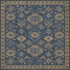Williamsburg Traditional Nankeen - vinyl floor cloth image for all square sizes