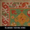 Williamsburg Traditional Nutmeg - vinyl floor cloth swatch sample