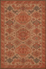 Williamsburg Traditional Pepperberry - vinyl floor cloth image for all rectangle sizes 