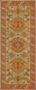 Williamsburg Traditional Saffron - vinyl floor cloth size 36x90