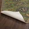 Williamsburg Traditional Sage - vinyl floor cloth underside 