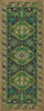 Traditional Thyme - vinyl floor cloth size 36x90