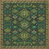 Traditional Thyme - vinyl floor cloth image for all square sizes