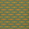 Williamsburg Wavy Lines Defoe - vinyl floor cloth sizes 36x36, 48x48