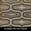 Williamsburg Wavy Lines Richardson - vinyl floor cloth swatch sample