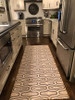 Williamsburg Wavy Lines Richardson - vinyl floor cloth runner use in a kitchen