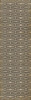Williamsburg Wavy Lines Richardson - vinyl floor cloth size 36x115