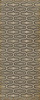 Williamsburg Wavy Lines Richardson - vinyl floor cloth size 36x90
