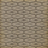 Wavy Lines Sterne - vinyl floor cloth sizes 36x36, 48x48