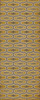 Williamsburg Wavy Lines Swift - vinyl floor cloth size 36x90