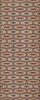 Williamsburg Wavy Lines Voltaire - vinyl floor cloth size 36x90