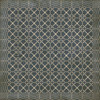 Williamsburg Woven Albemarle - vinyl floor cloth sizes 60x60, 72x72