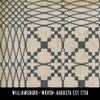 Williamsburg Woven Augusta - vinyl floor cloth swatch sample