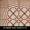 Williamsburg Woven Caroline - vinyl floor cloth swatch sample