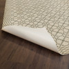 Williamsburg Woven Isle of Wight - vinyl floor cloth underside 