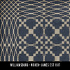 Williamsburg Woven James - vinyl floor cloth swatch sample